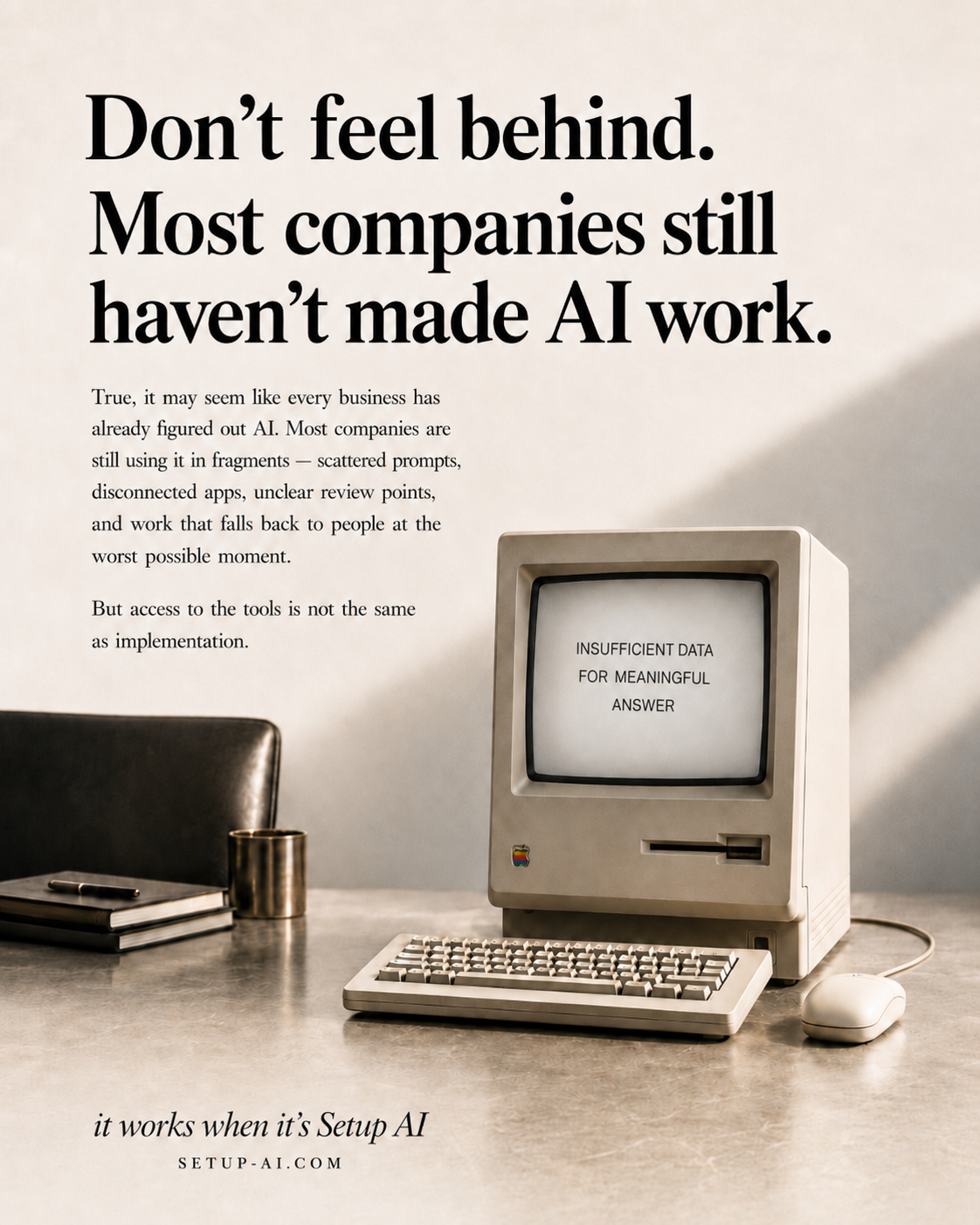 Setup AI advertisement 2