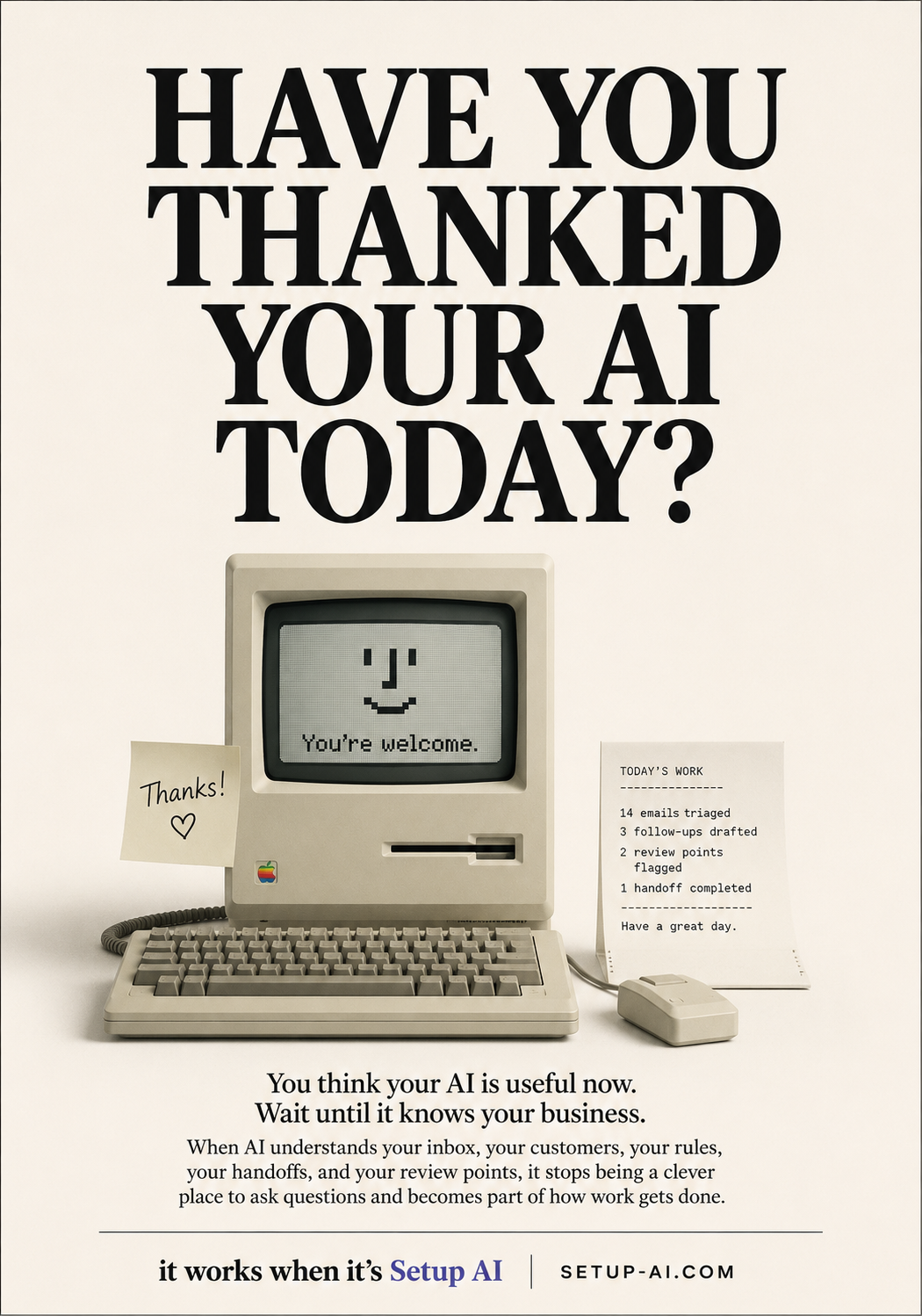 Setup AI advertisement 5