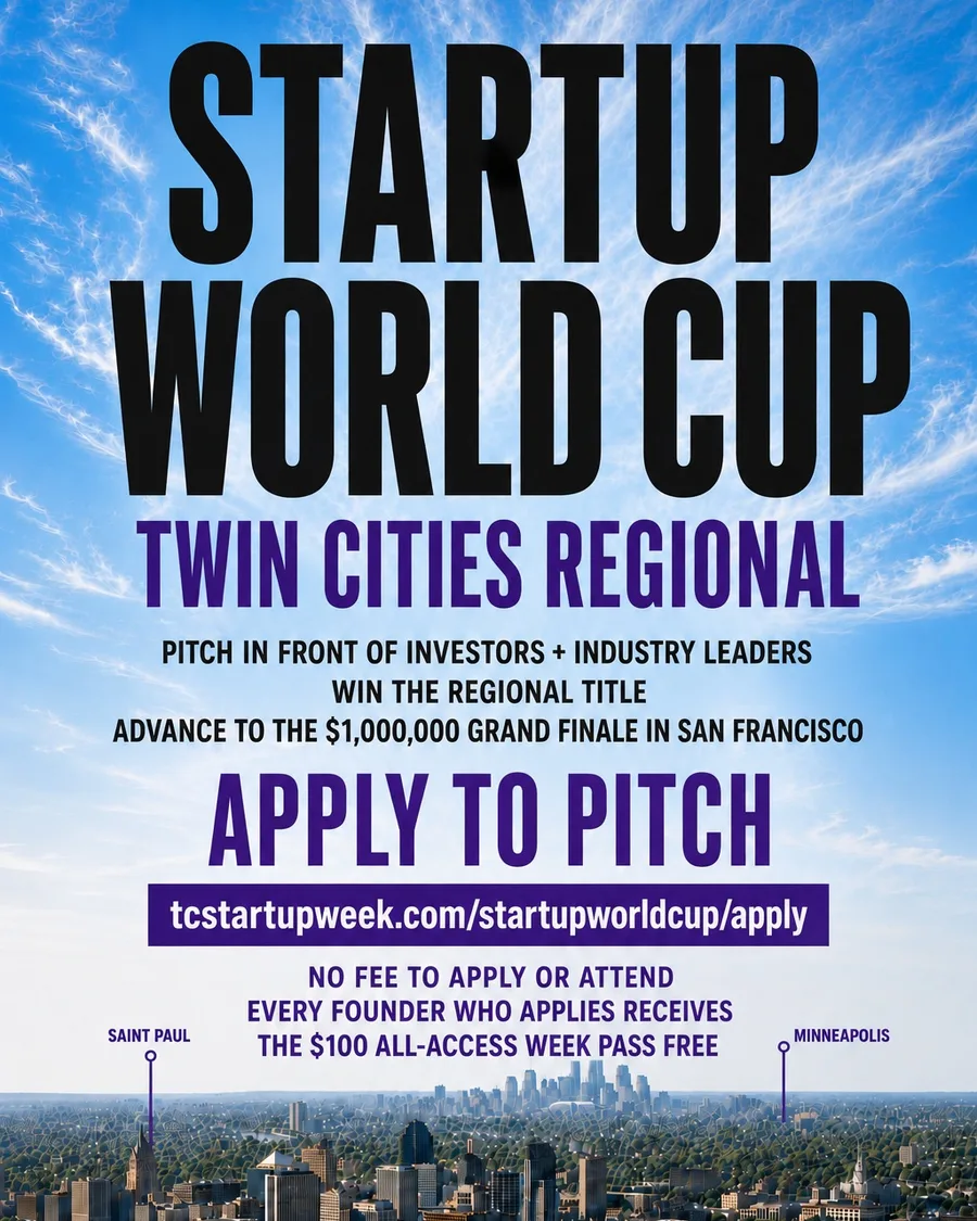 Startup World Cup Twin Cities regional flyer
